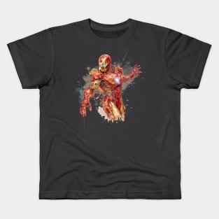 IRON MAN FADING OUT Kids T-Shirt